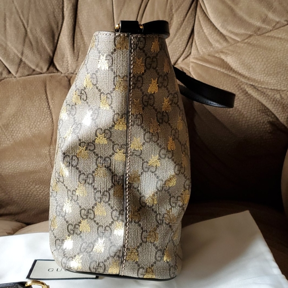Gucci supreme bee small monogrammed tote - Picture 8 of 16